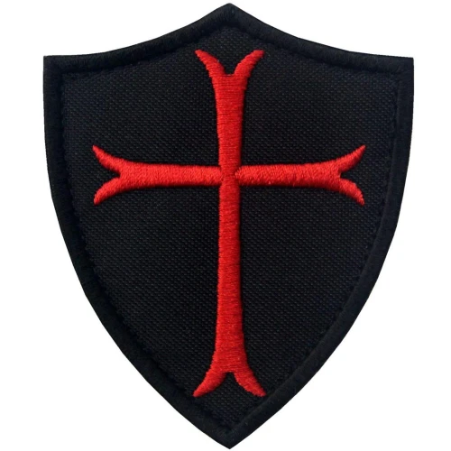 Knights Templar Cross Women's Colored  Long Sleeve T-Shirt - idPoster.com