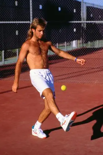 Andre Agassi White Tank-Top - idPoster.com