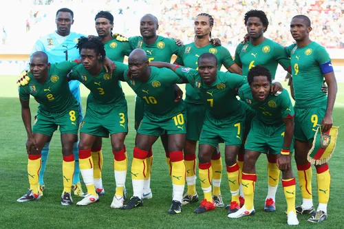 Cameroon National football team Drawstring Backpack - idPoster.com
