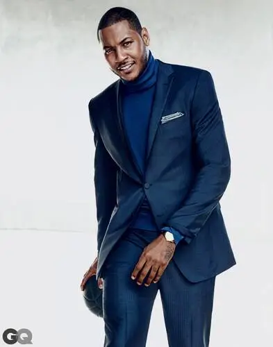 Carmelo Anthony Men's Colored  Long Sleeve T-Shirt - idPoster.com