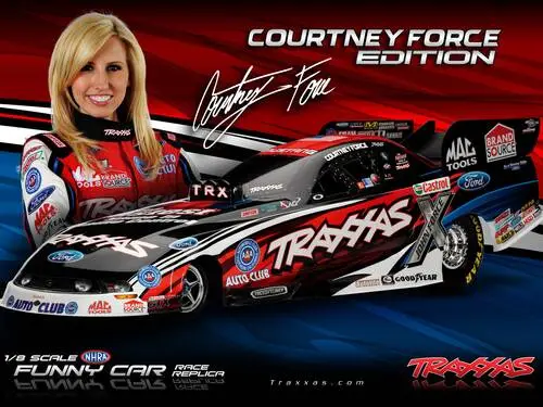Courtney Force Women's Colored Hoodie - idPoster.com