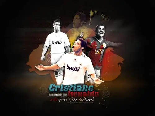 Cristiano Ronaldo White T-Shirt - idPoster.com
