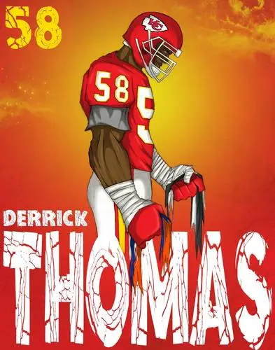Derrick Thomas Wall Poster picture 1095319