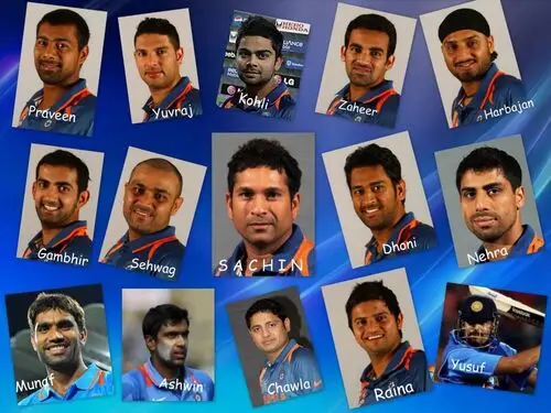 Indian Cricket Team Drawstring Backpack - idPoster.com