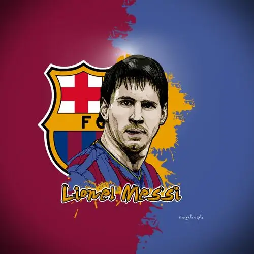 Lionel Messi Fridge Magnet picture 146833