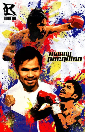 Manny Pacquiao Men's Colored T-Shirt - idPoster.com