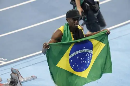 Rio 2016 Athletics Relay 4X100m men HS Tote Bag - idPoster.com