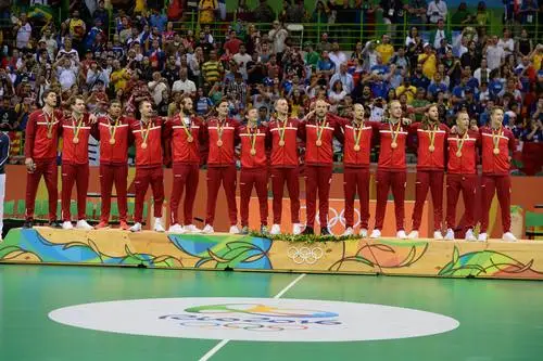 Rio 2016 Handball Men's Colored Hoodie - idPoster.com