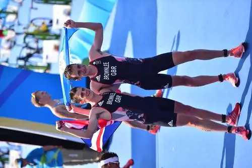 Rio 2016 Olympics Alistair and Jonny Brownlee triathlon Fridge Magnet picture 536422