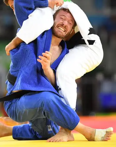 Rio 2016 Olympics Judo Men's Colored  Long Sleeve T-Shirt - idPoster.com