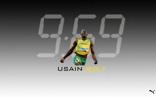 Usain Bolt Men's Colored T-Shirt - idPoster.com