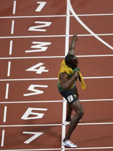 Usain Bolt Computer MousePad picture 166013