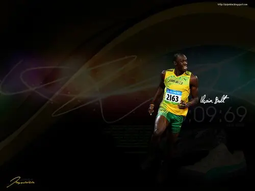 Usain Bolt Computer MousePad picture 166270