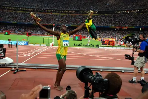 Usain Bolt Women's Colored Tank-Top - idPoster.com