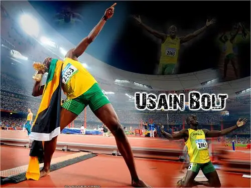 Usain Bolt Kitchen Apron - idPoster.com